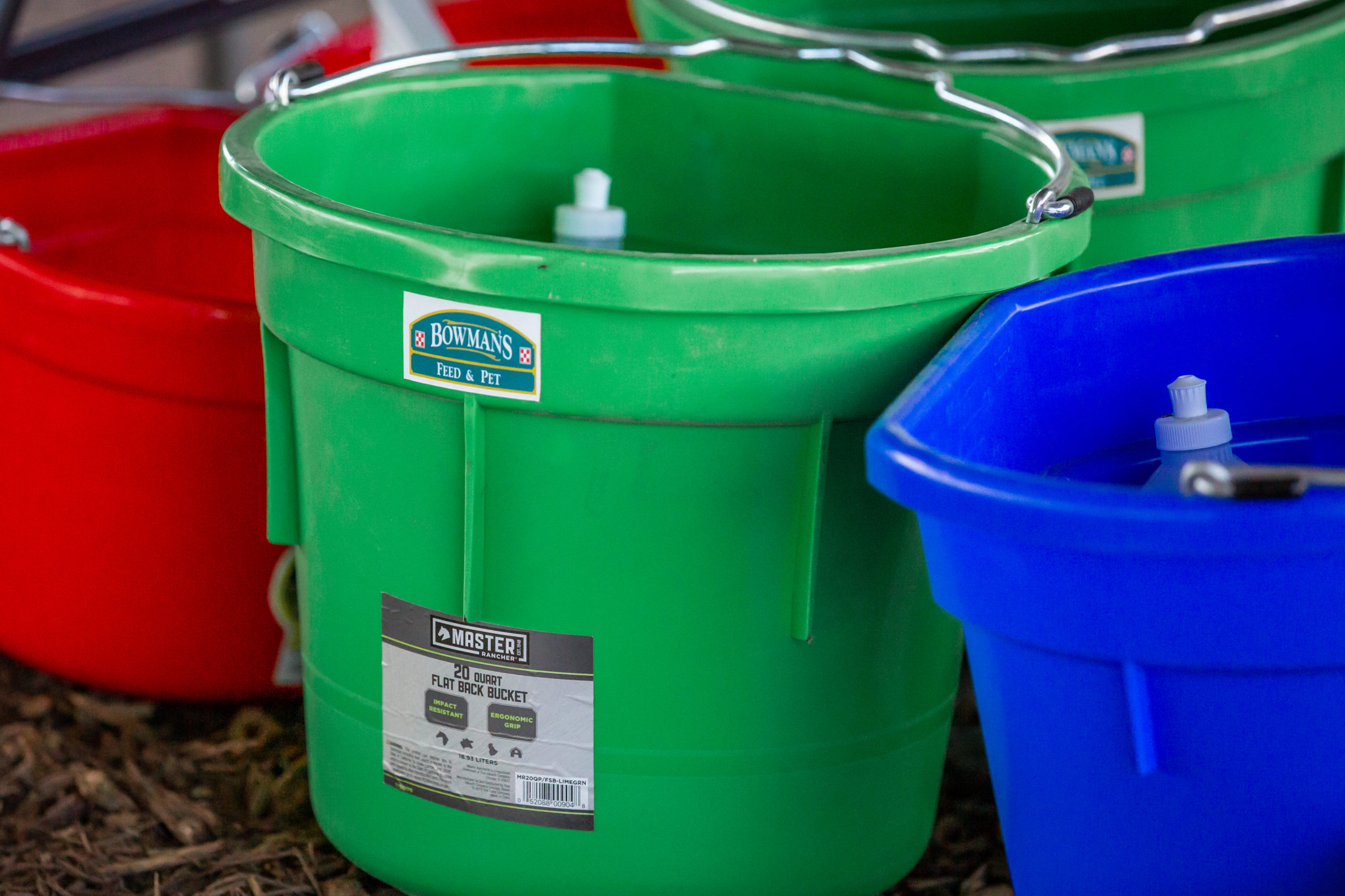 Green bucket door prize